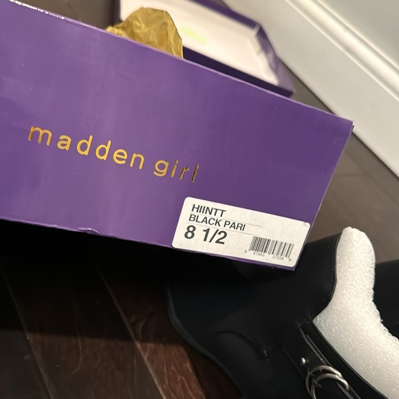Madden girl black pair NIB 8.5 - Picture 8 of 9